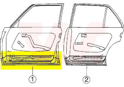 VAN WEZEL Ovi, kori 3010275